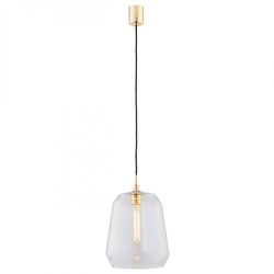 Lampa wisząca szklana przezroczysta Irun