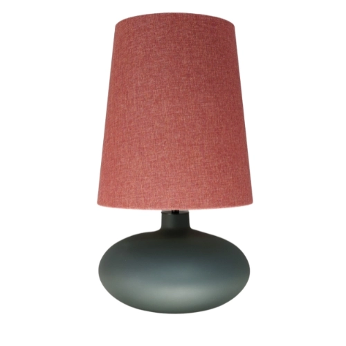 Lampa stołowa SAWA CLASSIC XL błękitny melanż, grafitowa podstawa, Kaspa