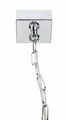 Lampa wisząca pojedyncza VITA S KASPA klatka chrom