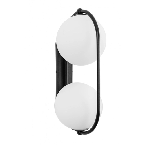 KOBAN E czarna lampa ścienna / kinkiet