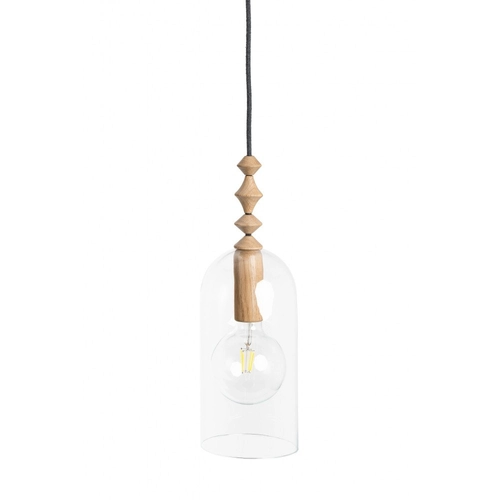 Loft Hulub czarna lampa wisząca KOLOROWE KABLE