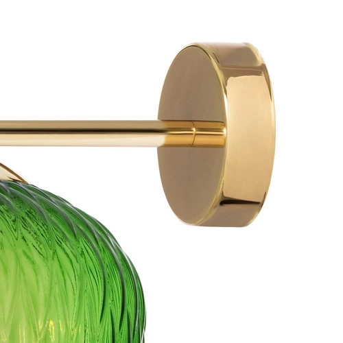 Kinkiet VENUS zielony transparentny, Kaspa