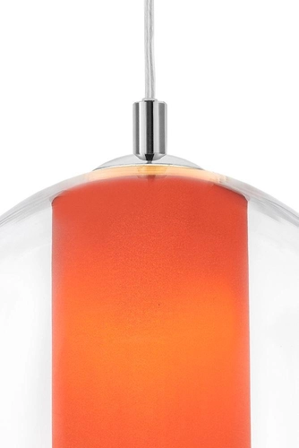 Lampa wisząca MERIDA M koral, 30 cm, Kaspa