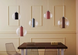 Lampa wisząca MERIDA S koral, 25 cm, Kaspa