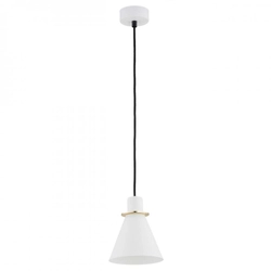 Lampa wisząca pojedyncza Beverly biała