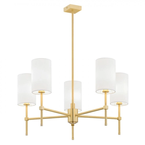 Żyrandol złoty Abruzzo mały biały