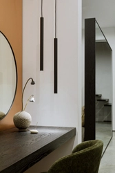 Lampa wisząca dwupunktowa ROLL 2 czarna, Kaspa