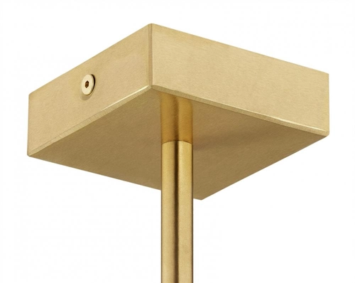 Żyrandol do salonu złoty Abbano Black