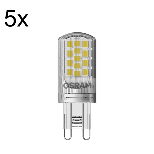 5-pak żarówek 4,2W LED G9 2700K