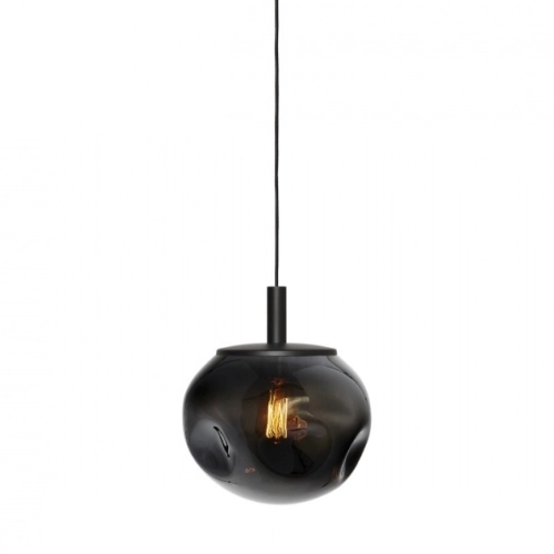 Lampa wisząca AVIA BLACK S przydymiona, 25 cm, Kaspa